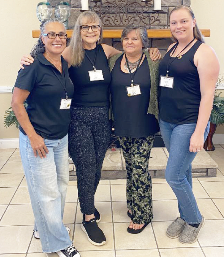 Pictured are some of the board members for the Earth Angels of Madison. Pictured, from left to right, are: Angelina Valdes, Marlies Jones, Ruby Lamoureux and Sammi Deland. [Courtesy]