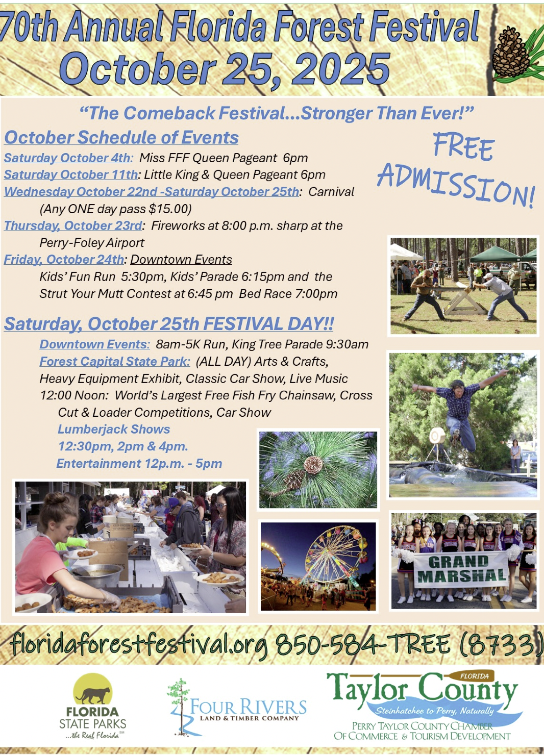 70th Annual Florida Forest Festival